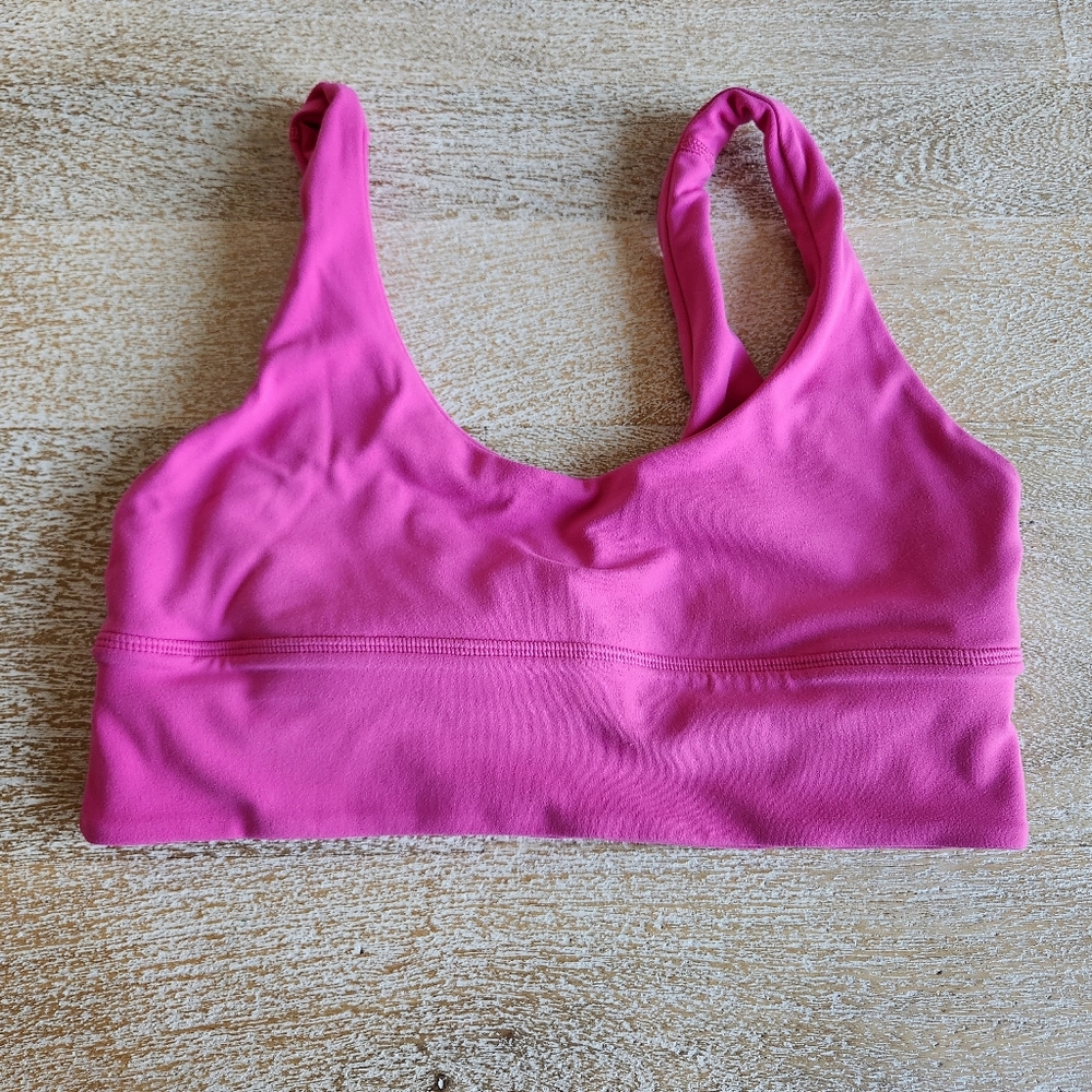 Lululemon sonic pink align bra a/b 8